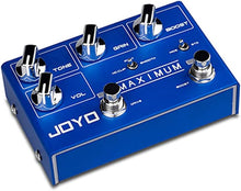 Load image into Gallery viewer, JOYO Brand R-05 Overdrive Pedal, Dual Channel, Blue - Electric Guitar Effects
