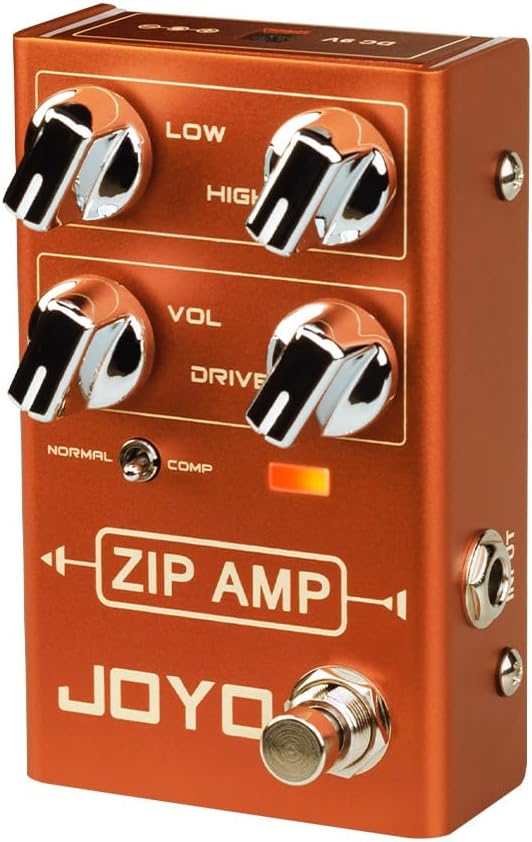 joyo r series pedals JOYO Revolution Series R-04 Zip Amp Overdrive Compression Pedal