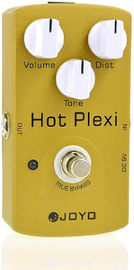 JOYO Distortion Effect Pedal Simulates JCM800 Amp Greater Dist for Electric Guitar Effect - True Bypass (Hot Plexi JF-32)