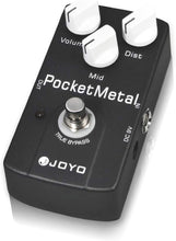 Load image into Gallery viewer, JOYO Metal Distortion Pedal Huge Distortion with Mid Knob for Electric Guitar Effect - True Bypass (Pocket Metal JF-35)
