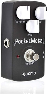 JOYO Metal Distortion Pedal Huge Distortion with Mid Knob for Electric Guitar Effect - True Bypass (Pocket Metal JF-35)