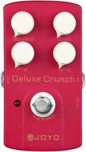 Load image into Gallery viewer, JOYO Crunch Distortion Effect Pedal as High-Gain or Vintage Amps for Electric Guitar - True Bypass (Deluxe Crunch JF-39)
