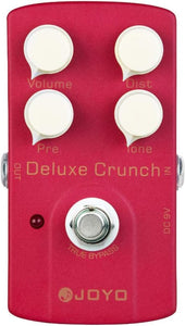 JOYO Crunch Distortion Effect Pedal as High-Gain or Vintage Amps for Electric Guitar - True Bypass (Deluxe Crunch JF-39)