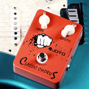 JOYO Chorus Pedal Crisp & Transparent Chorus Full Bodied Sounds and Deep-clear Tone for Electric Guitar Effect - True Bypass (JF-05)