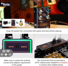 Load image into Gallery viewer, JOYO Looper &amp; Drum Machine Pedal (Looper Cycle Recording/Drum Machine/Looper+Drum) for Electric Guitar Effect (O.M.B R-06)
