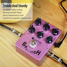 Load image into Gallery viewer, JOYO Overdrive British Rock Amp Simulator Pedal Brit-Rock Era Bluesbreaker Overload for Electric Guitar Effect - Bypass (British Sound JF-16)
