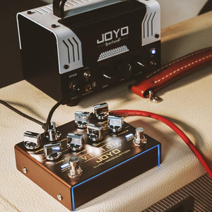 JOYO Modulation Multi Effects Pedal R Series Dual Channel Stereo Input and Output 9 Effects for Electric Guitar (Vision R-09)