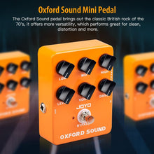 Load image into Gallery viewer, JOYO Overdrive Guitar Effect Pedal Amplifier Simulation Distortion Pedal for Electric Guitar - Bypass (Oxford Sound JF-22)
