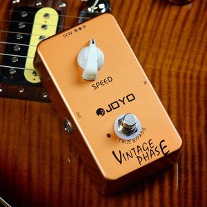 JOYO Vintage Phase Effect Pedal Beautifully Re-Creates Classic Phaser Sounds of 70's for Electric Guitar Effect - True Bypass (JF-06)