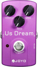 Load image into Gallery viewer, JOYO Distortion Pedal High-Gain Dist Simulates Driven Tube Amplifier for Electric Guitar Effect - True Bypass (US Dream JF-34)
