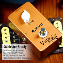 Load image into Gallery viewer, JOYO Vintage Phase Effect Pedal Beautifully Re-Creates Classic Phaser Sounds of 70&#39;s for Electric Guitar Effect - True Bypass (JF-06)
