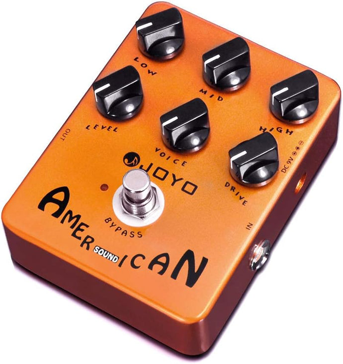 JOYO American Sound Amp Simulator Pedal of Fd 57 Deluxe Amplifier from Clean to Overdrive Sound for Electric Guitar Effect - Bypass (FBA-JF-14)