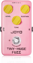 Load image into Gallery viewer, JOYO Fuzz Guitar Pedal Classical Vintage Fuzz Tone for Electric Guitar Punchy Bass and Long Sustain Tone True Bypass (TINY-HUGE JF-26)
