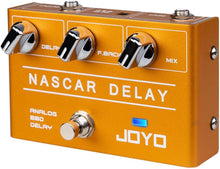 Load image into Gallery viewer, JOYO Analog Delay Effect Pedal R Series Vintage Warm Natural Sound for Sentimental Electric Guitar Solo (Nasscar R-10)
