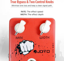 Load image into Gallery viewer, JOYO Chorus Pedal Crisp &amp; Transparent Chorus Full Bodied Sounds and Deep-clear Tone for Electric Guitar Effect - True Bypass (JF-05)
