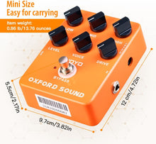 Load image into Gallery viewer, JOYO Overdrive Guitar Effect Pedal Amplifier Simulation Distortion Pedal for Electric Guitar - Bypass (Oxford Sound JF-22)
