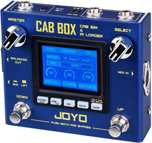 Load image into Gallery viewer, JOYO Cabinet Modeling and Power Amp Simulator Effect Pedal Supports Third Party IRs Loading for Electric Guitar &amp; Bass (Cab-Box R-08)
