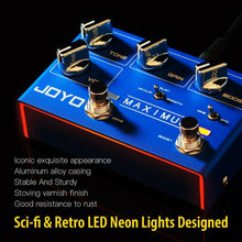 Load image into Gallery viewer, JOYO Brand R-05 Overdrive Pedal, Dual Channel, Blue - Electric Guitar Effects
