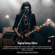 Load image into Gallery viewer, JOYO Digital Delay Effect Pedal for Electric Guitar &amp; Bass Delay Time Range 25ms-600ms Sounds &quot;Analog&quot; Delay - True Bypass (JF-08)
