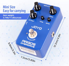 Load image into Gallery viewer, JOYO Overdrive Guitar Effect Pedal with Multi-mode and Built-in Noise Gate for Electric Guitar Bass True Bypass Design (ARGOS OVERDRIVE JF-23)
