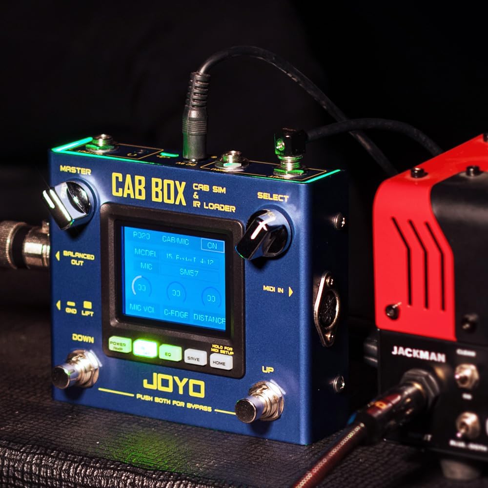 bass cabinet simulator pedal Joyo R-08 Cab Box Guitar Cabinet Speaker Simulator and IR Loader Pedal
