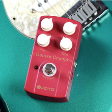 Load image into Gallery viewer, JOYO Crunch Distortion Effect Pedal as High-Gain or Vintage Amps for Electric Guitar - True Bypass (Deluxe Crunch JF-39)
