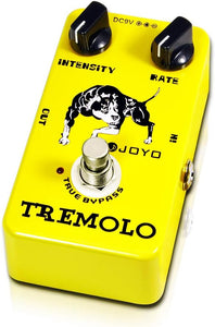 JOYO Tremolo Effect Pedal Beloved Old Amps Photoelectric Tube Circuitry Tremolo for Electric Guitar Effect - True Bypass (JF-09)