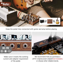 Load image into Gallery viewer, JOYO Modulation Multi Effects Pedal R Series Dual Channel Stereo Input and Output 9 Effects for Electric Guitar (Vision R-09)
