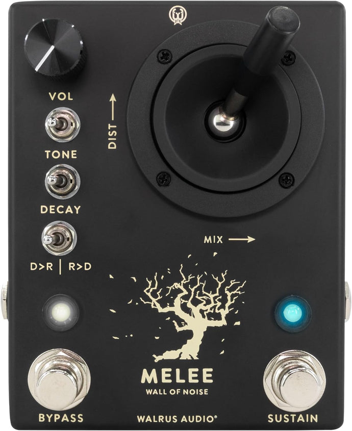 Walrus Audio Melee Wall of Noise Reverb and Distortion Guitar Effects Pedal