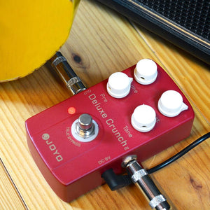 JOYO Crunch Distortion Effect Pedal as High-Gain or Vintage Amps for Electric Guitar - True Bypass (Deluxe Crunch JF-39)