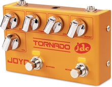 Load image into Gallery viewer, JOYO Overdrive Effect Pedal Dual Channel with Independent Footswitch for Electric Guitar - JDC Signature (TORNADO R-21)
