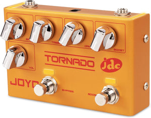 JOYO Overdrive Effect Pedal Dual Channel with Independent Footswitch for Electric Guitar - JDC Signature (TORNADO R-21)