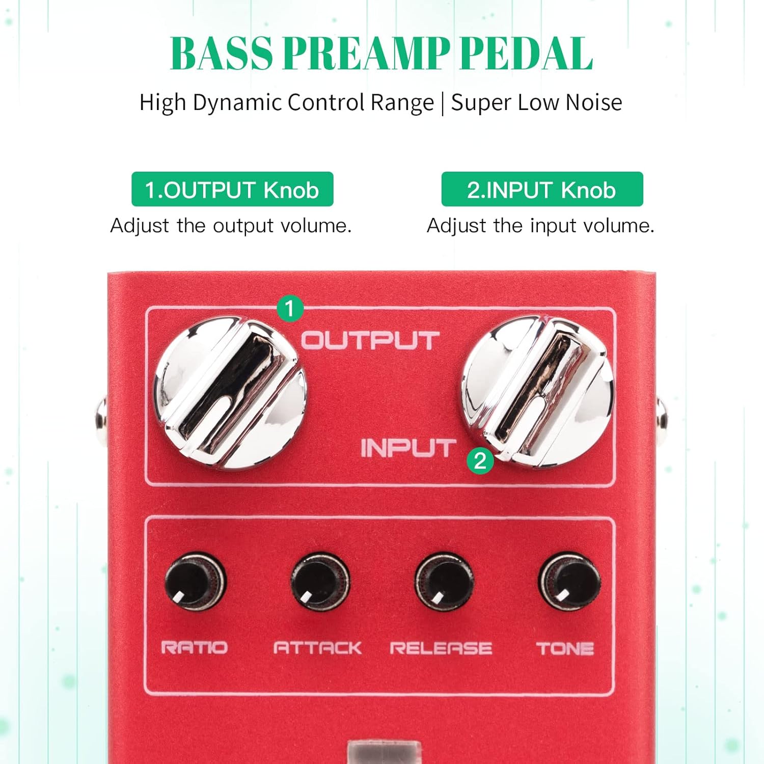 JOYO Bass Guitar Pedals Compressor Effect Pedal with Precise Compressi – MAGMA STRINGS