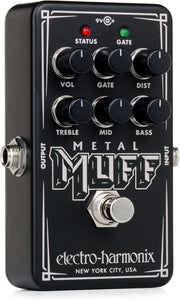 Electro-Harmonix Nano Metal Muff Distortion with Noise Gate Guitar Effects Pedal