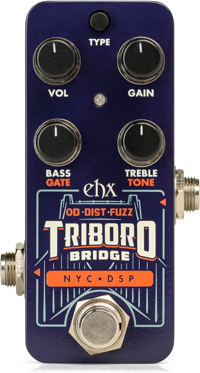 Electro-Harmonix Pico Triboro Bridge Overdrive, Distorion & Fuzz Guitar Effects Pedal