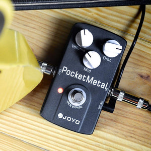 JOYO Metal Distortion Pedal Huge Distortion with Mid Knob for Electric Guitar Effect - True Bypass (Pocket Metal JF-35)