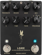 Load image into Gallery viewer, Walrus Audio Lore Reverse Soundscape Generator, Black Guitar Effects Pedal
