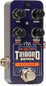 Electro-Harmonix Pico Triboro Bridge Overdrive, Distorion & Fuzz Guitar Effects Pedal