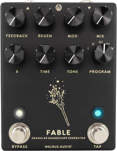 Walrus Audio Fable Granular Soundscape Generator, Black Guitar Effects Pedal