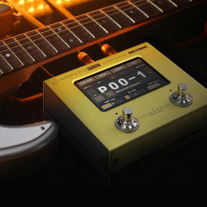 HOTONE Multi Effects Processor Pedal Guitar Bass Amp Modeling IR Cabinets Simulation Multi Language Multi-Effects with Expression Pedal Stereo OTG USB Audio Interface Ampero Mini MP-50 (Mustard)