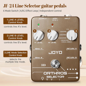 JOYO Effect Pedal ORTHROS SELECTOR (JF-24)