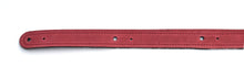 Load image into Gallery viewer, Magma Leathers 2.52&quot; Delux Argentinean VINTAGE leather Guitar Strap RED (07MV05.)

