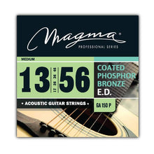 Load image into Gallery viewer, Magma Acoustic Guitar Strings Medium Gauge COATED Phosphor Bronze Set, .013 - .056 (GA150P)
