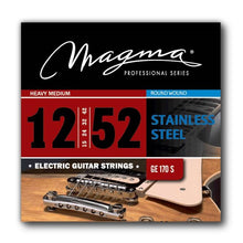 Load image into Gallery viewer, Magma Electric Guitar Strings Heavy Medium Gauge Stainless Steel Set, .012 - .052 (GE170S)
