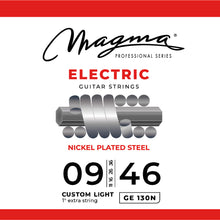 Load image into Gallery viewer, Magma Electric Guitar Strings Custom Ligth Gauge Nickel-Plated Steel Set, .009 - .046 (GE130N)
