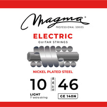 Load image into Gallery viewer, Magma Electric Guitar Strings Regular Light Gauge Nickel-Plated Steel Set, .010 - .046 (GE140N)

