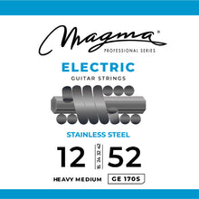 Load image into Gallery viewer, Magma Electric Guitar Strings Heavy Medium Gauge Stainless Steel Set, .012 - .052 (GE170S)
