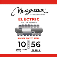 Load image into Gallery viewer, Electric Guitar Strings Light/7 strings Gauge Nickel-Plated Steel Set, .010 - .056 (GE220N)
