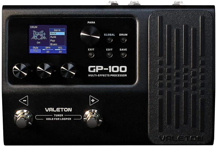 Valeton GP-100 Multi-Effects Processor, (with 9V power supply