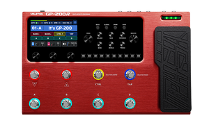 GP-200R Multi-Effects Processor Red, (with 9V power supply)